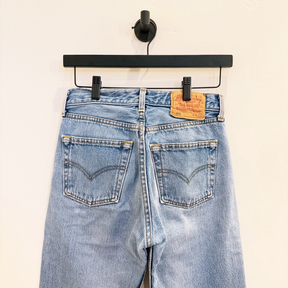 Levi's Denim - VINTAGE Levi's 501 Light Blue Straight Leg Women's Jeans